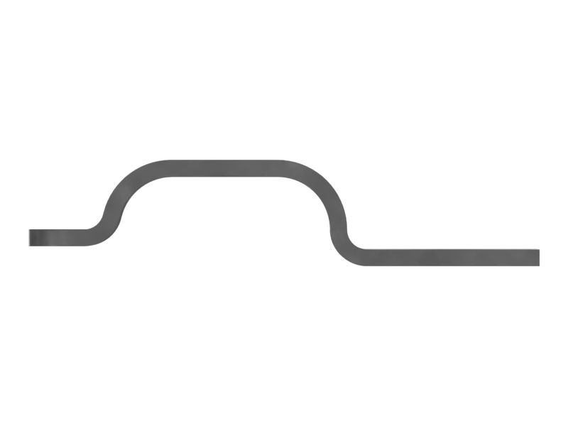 Полухомут для шланга шириной 40 мм