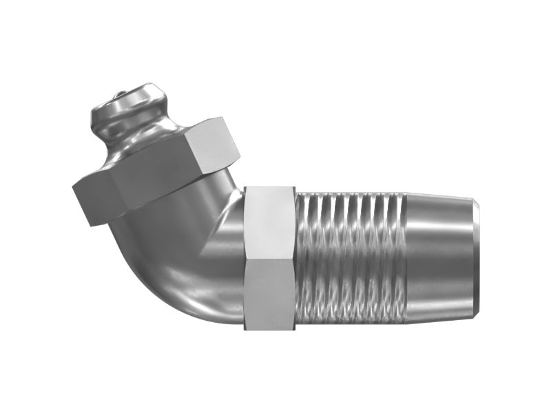 Пресс-масленка угловая на 1/8 дюйма