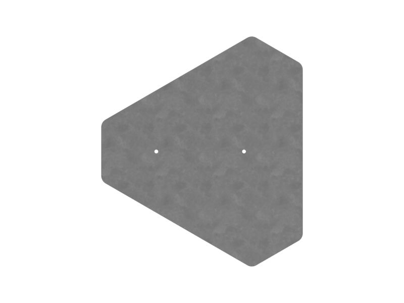 Наклейка толщиной 0,04 мм таблички тихоходного транспортного средства