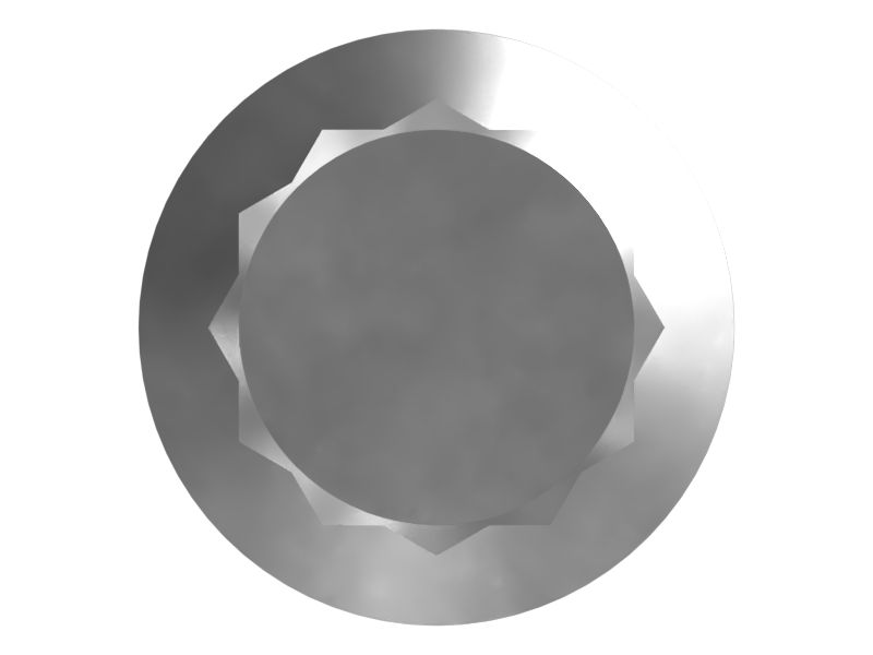 Болт с 12-гранной головкой и резьбой M20X2,5