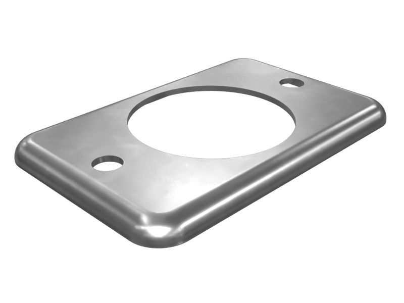 Крепежная пластина с двумя болтами, толщина 1,6 мм