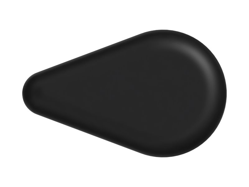 Рукоять ручного управления, черного пластика