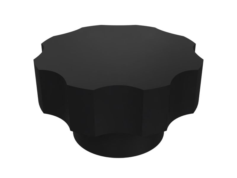 Ручка регулировки козырька кабины 3/8