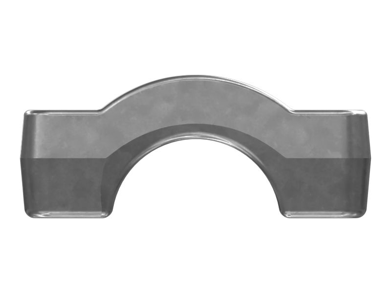 Стальная крышка подшипника с четырьмя монтажными отверстиями 28,50 мм