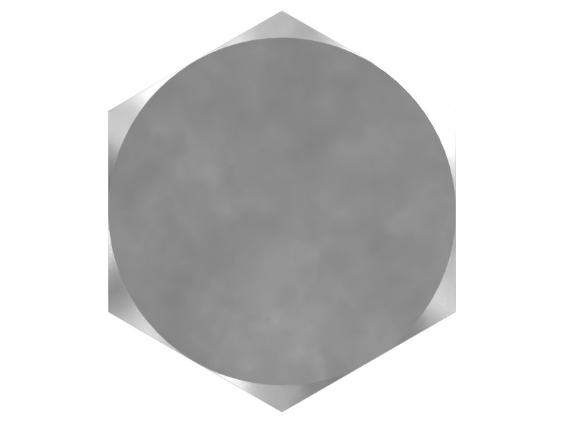 Болт с шестигранной головкой с резьбой M20X2,5