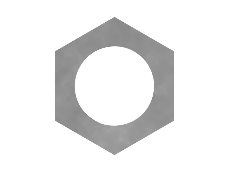 Гайка шестигранная M18X1,5