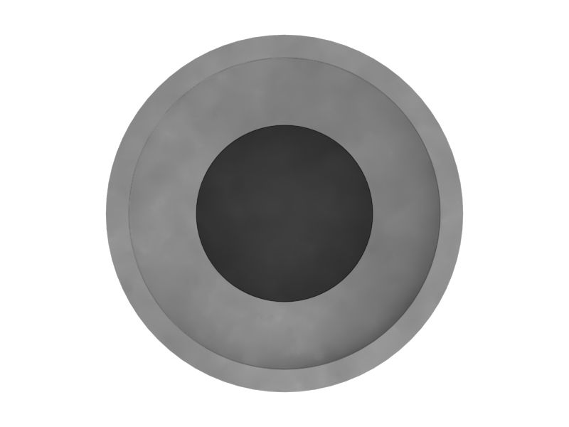 Сливная трубка с муфтой на конце