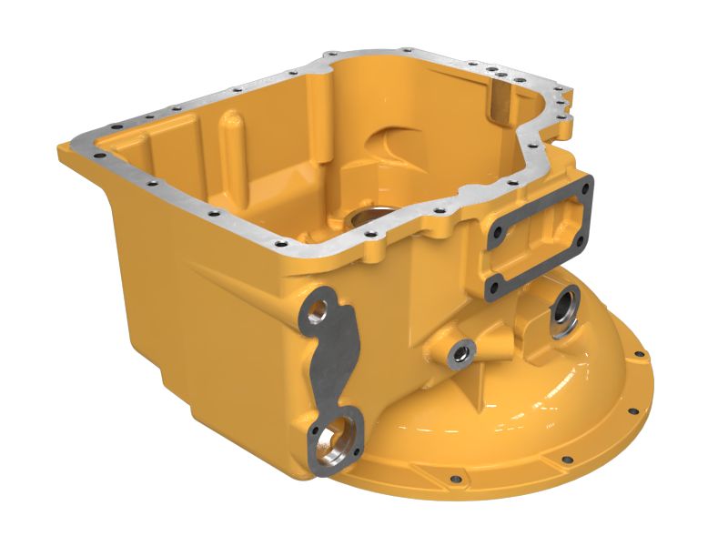 192-0843: КАРТЕР КОРОБКИ ПЕРЕДАЧ В СБОРЕ