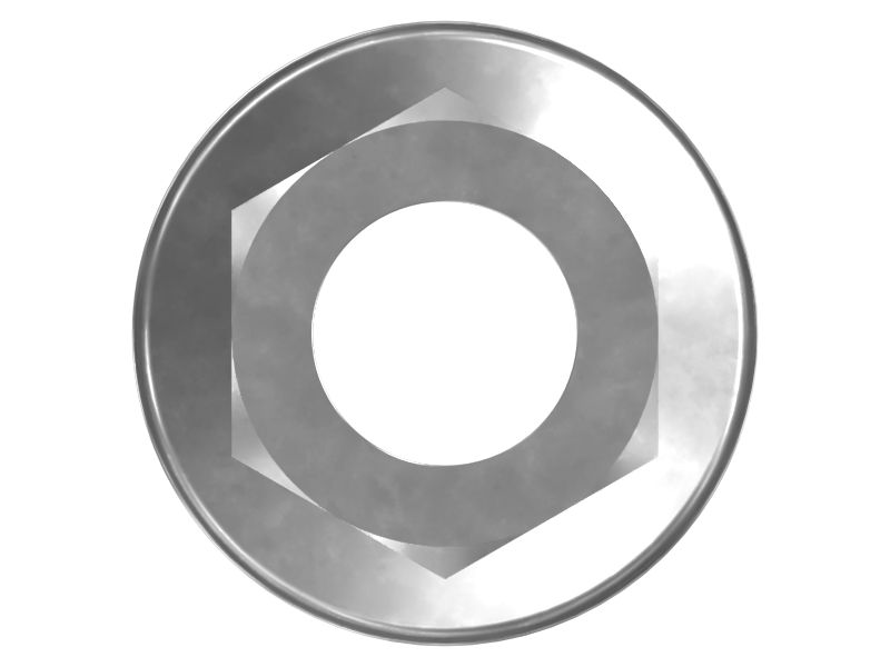 Шестигранная фланцевая гайка