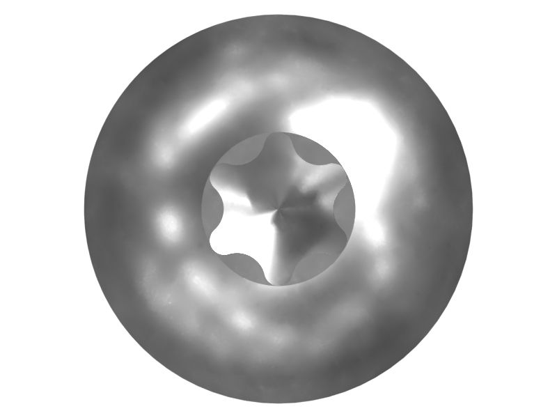 Винт со сферической головкой с резьбой M6 x 1 для панели управления