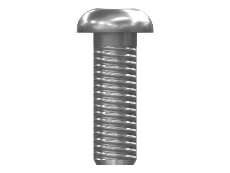 Винт с полукруглой головкой длиной 30 мм