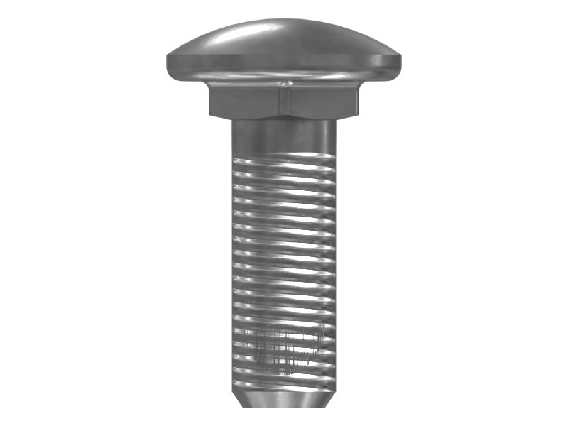 128-6866: M8-1.25 X 25mm Carriage Bolt 1286866 купить