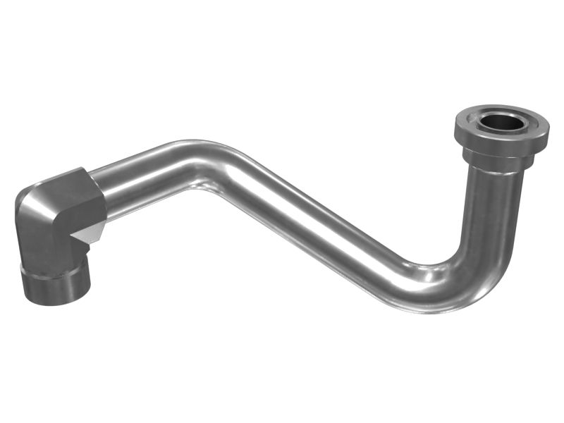 Стальной патрубок в сборе