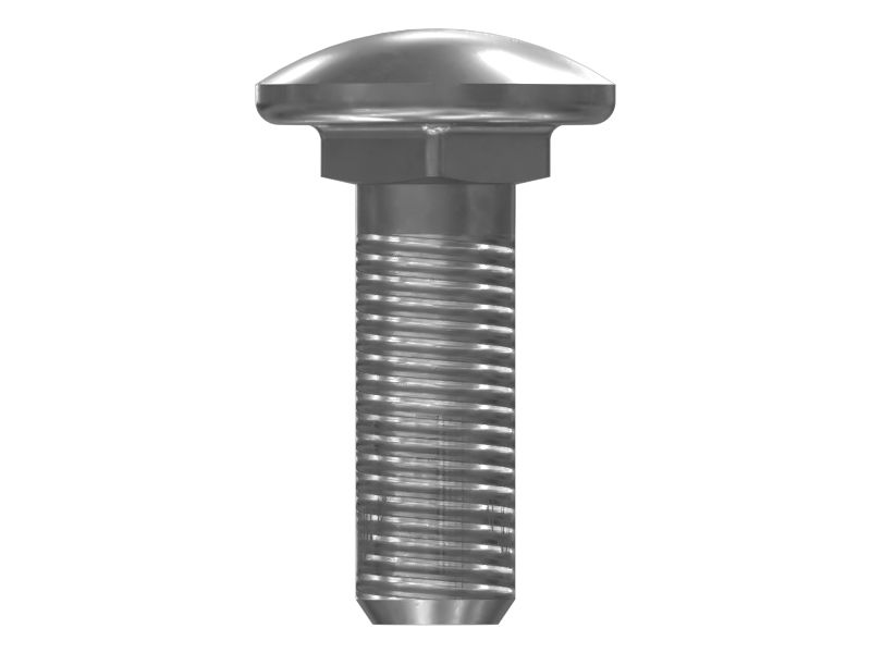 128-6866: M8-1.25 X 25mm Carriage Bolt 1286866 купить