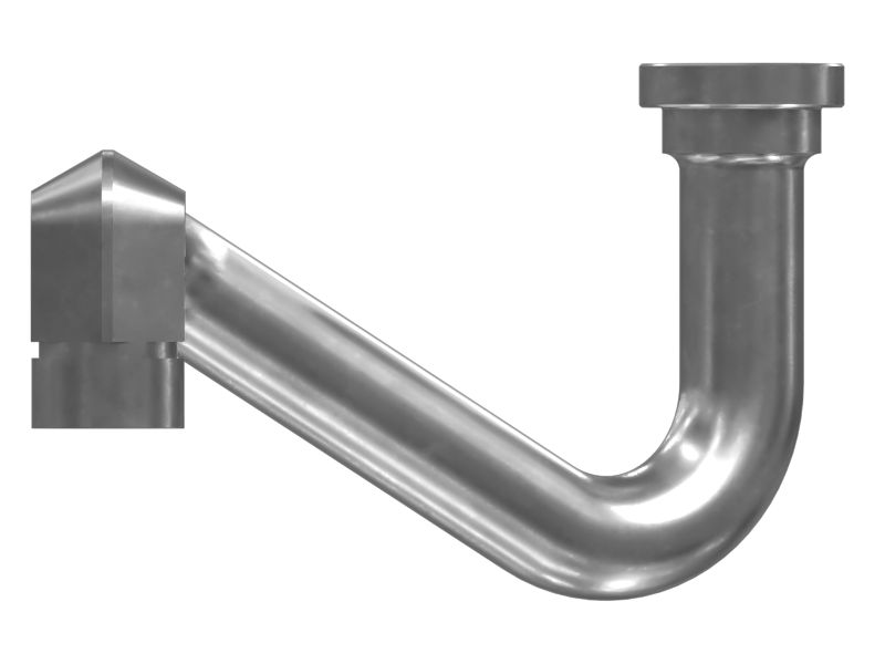 Стальной патрубок в сборе