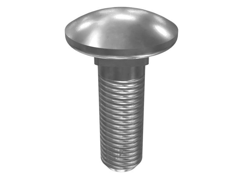 128-6866: M8-1.25 X 25mm Carriage Bolt 1286866 купить