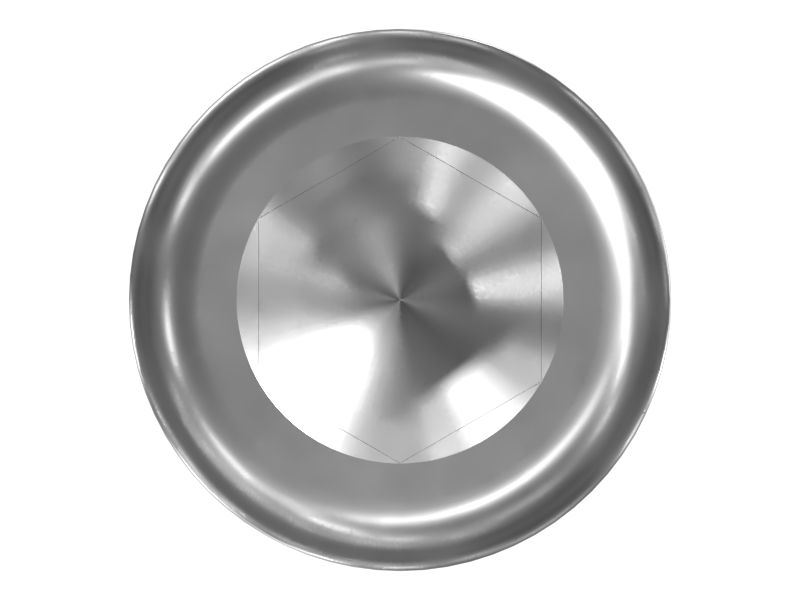 Болт с шестигранной головкой под торцевой ключ № 4 (0,112")-40 x 5/8''