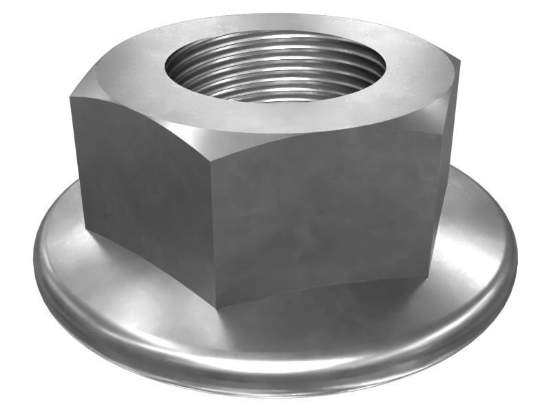 Шестигранная фланцевая гайка