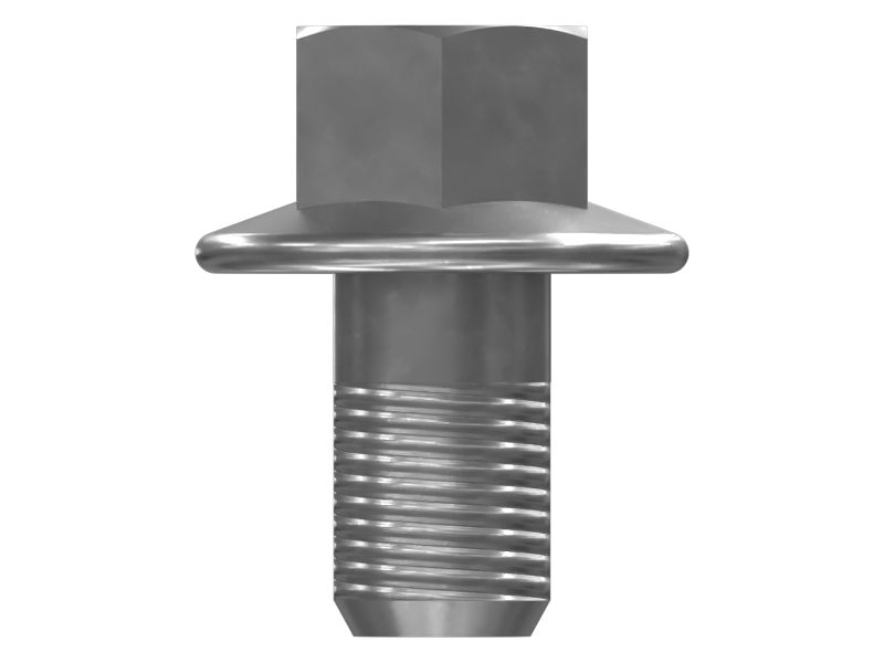 Болт с фланцевой головкой, M6 X 1