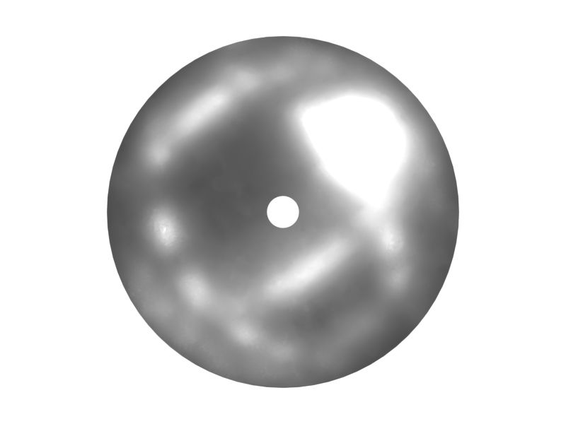 Стальной обратный клапан с круглой головкой, общая длина 12,70 мм