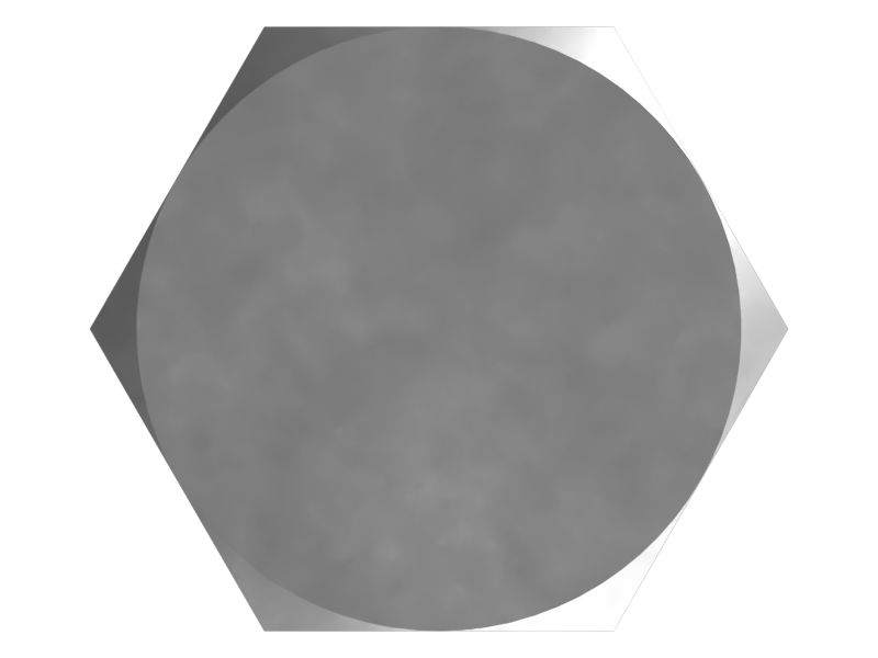 Болт с шестигранной головкой с резьбой M24X3