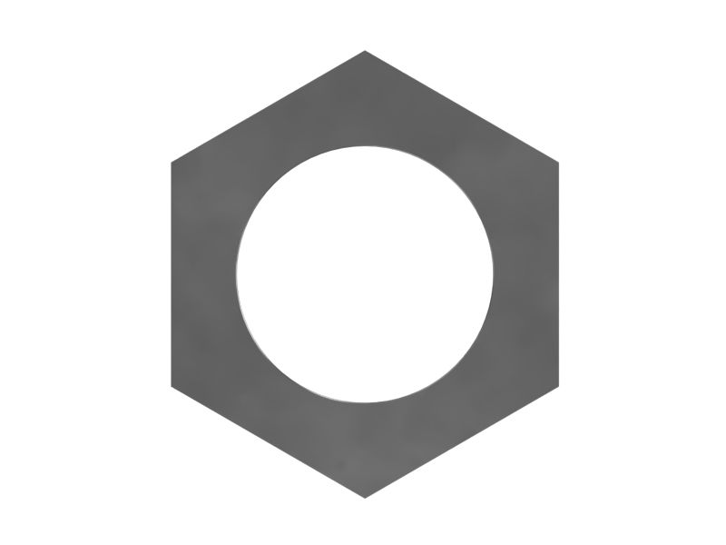 Шестигранная гайка