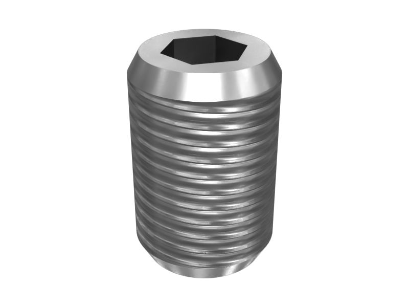 Винт с внутренним шестигранником, 1/4"-28 X 9 1/2".