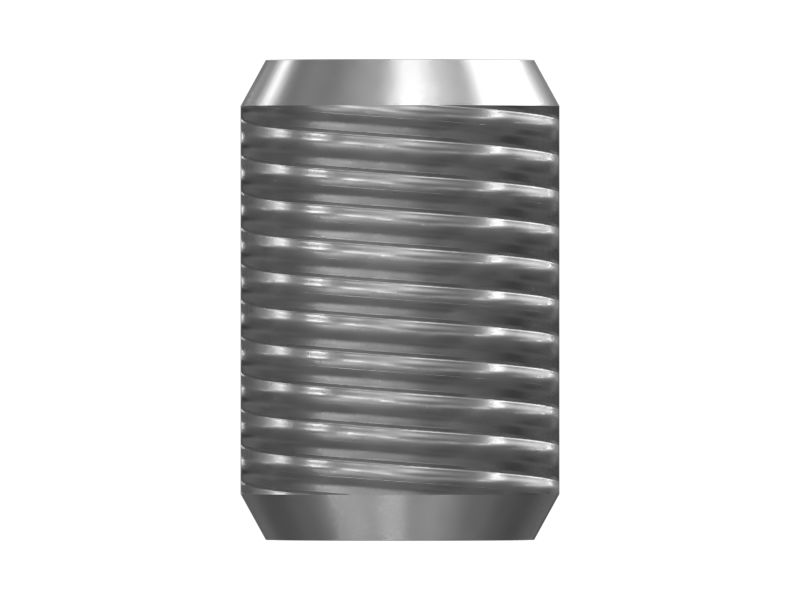 Винт с внутренним шестигранником, 1/4"-28 X 9 1/2".