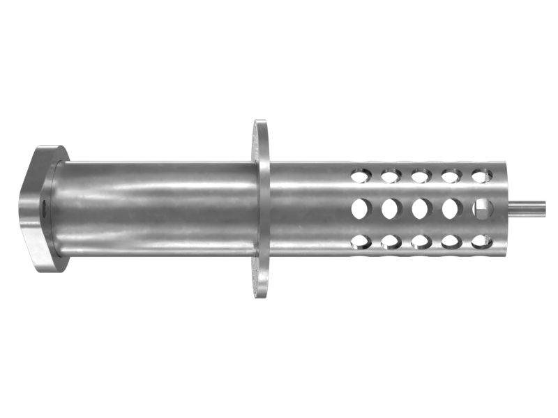 Стальной патрубок в сборе