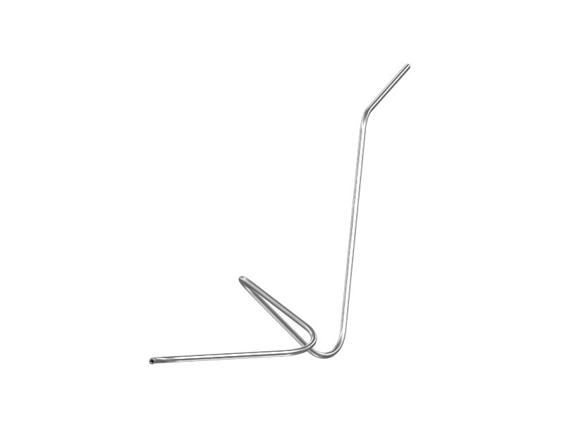 Стальная труба с прямым концом и наружным диаметром 3,18 мм