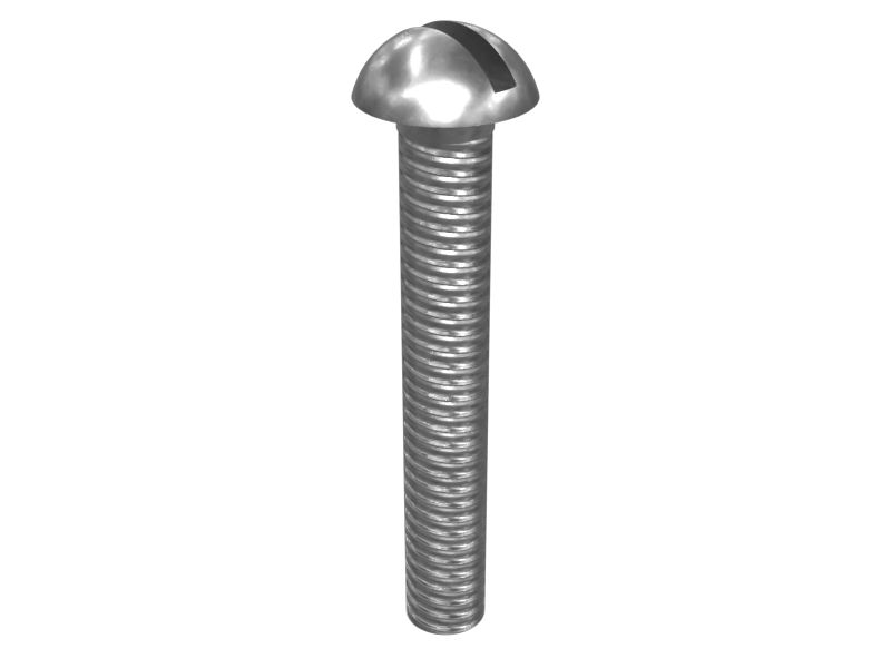 Винт с круглой головкой с резьбой 10-32