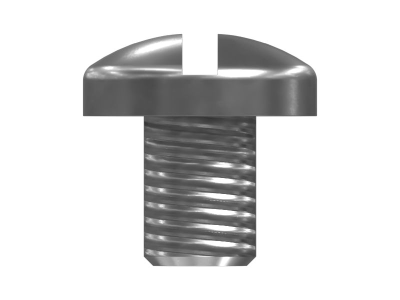 129-5167: M6-1 x 8mm Rounded Pan Head Cross Slot Screw | Cat® Parts Store