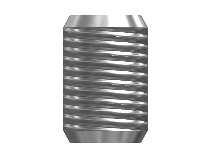 Винт с внутренним шестигранником, 1/4"-28 X 9 1/2".
