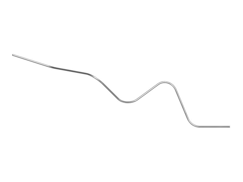 Стальная труба с прямым концом и наружным диаметром 3,18 мм