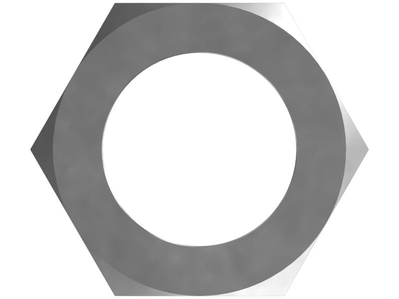 Шестигранная стопорная гайка M24 x 1,5 мм