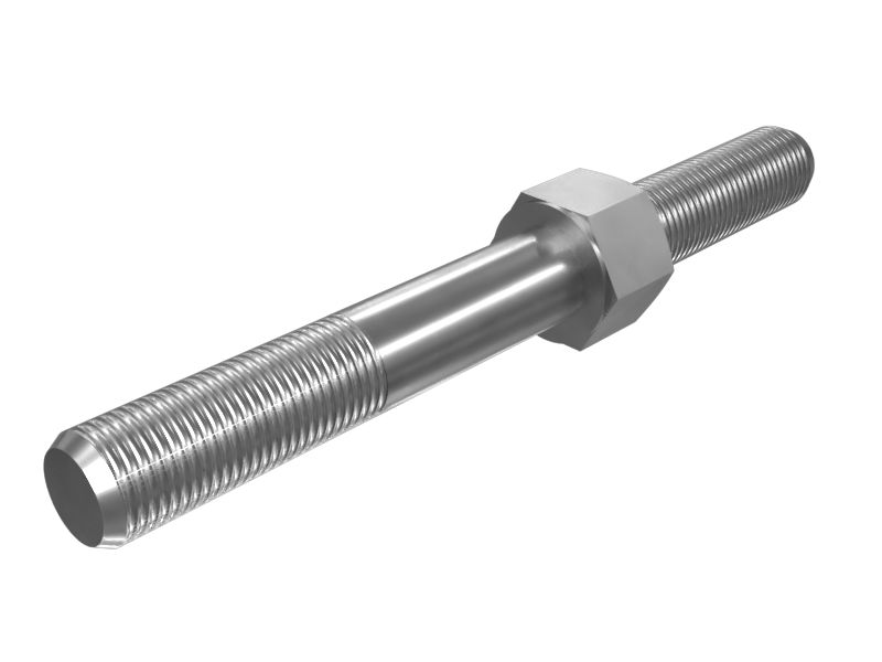 423-0909: Шестигранная резьбовая шпилька, 3/8"-16 2".