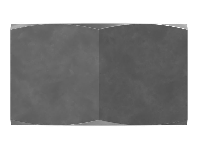 Шестигранная гайка полной высоты с резьбой 7/8-14