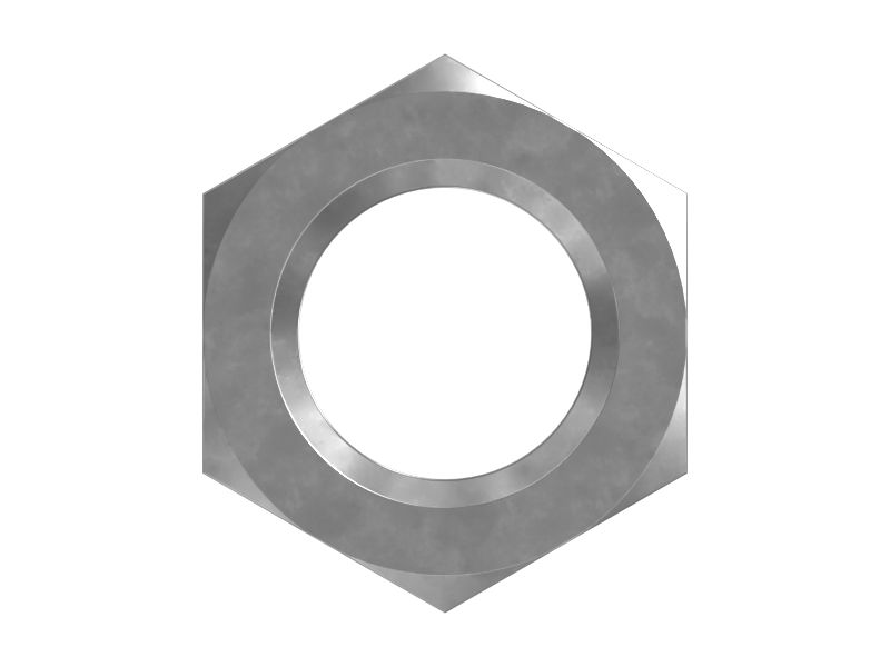 Шестигранная гайка полной высоты с резьбой 7/8-14