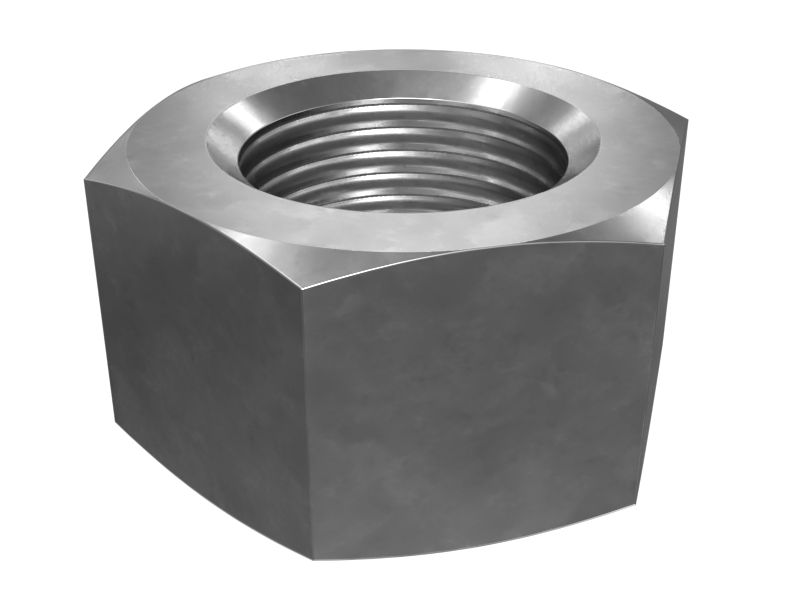 Шестигранная гайка полной высоты с резьбой 7/8-14