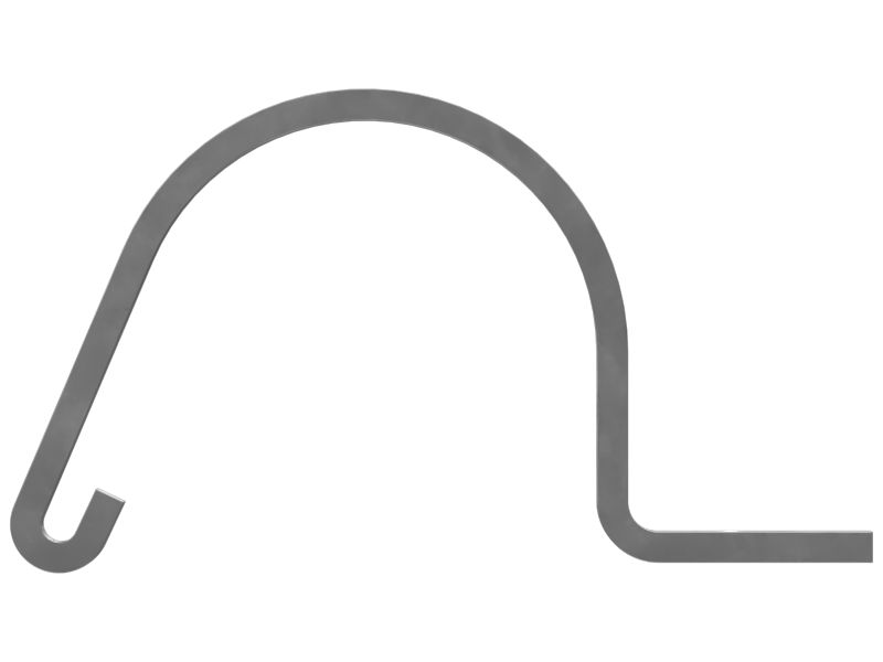 Зажим для шланга с одной трубкой с внутренним диаметром 76 мм