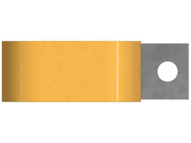 Р-образный зажим для двух шлангов