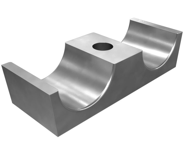 Пластиковый полузажим, внутренний диаметр 26,90 мм