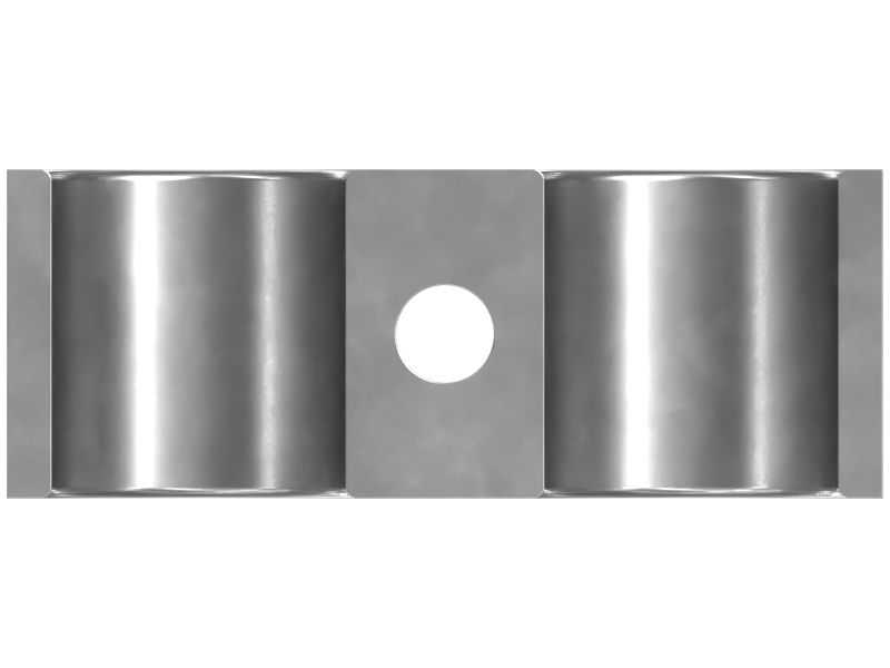 Пластиковый полузажим, внутренний диаметр 26,90 мм