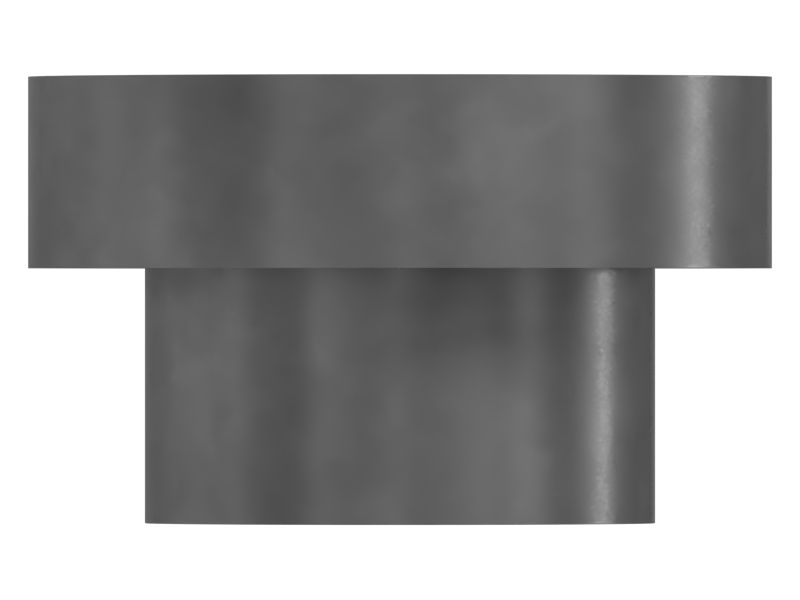 Стальная круглая фланцевая направляющая, длина 21 мм