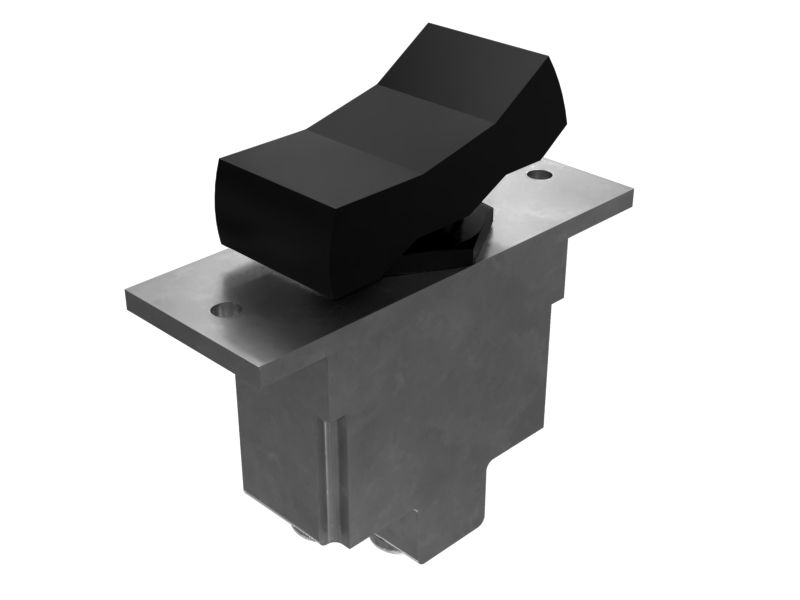 Двухполюсный кулисный переключатель освещения