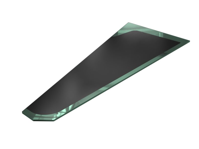 Безопасное стекло высотой 1069,70 мм