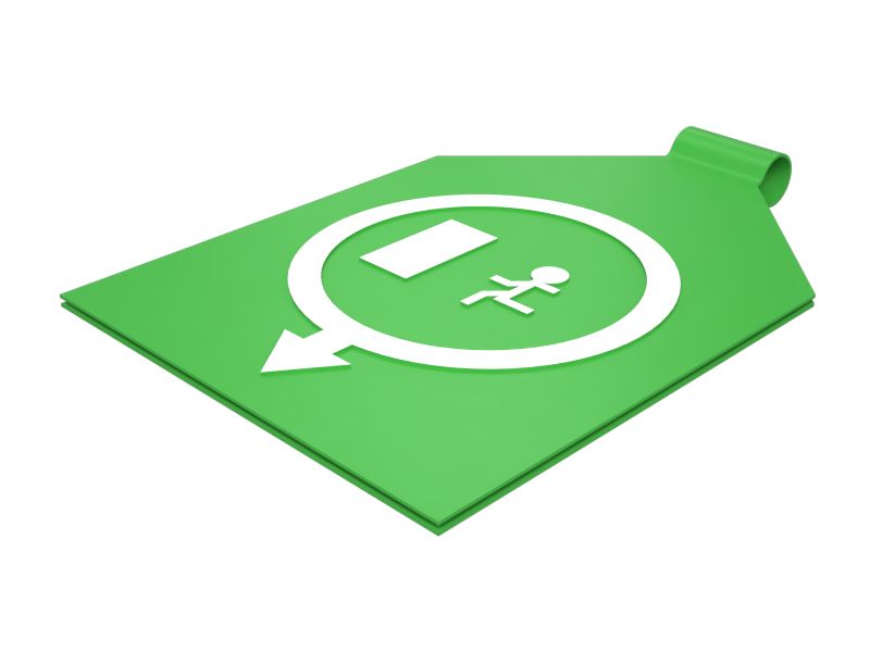 Наклейка с инструкциями