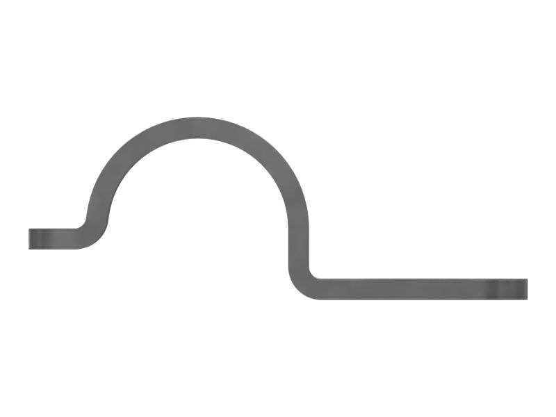 Седельный полузажим, наружный диаметр трубы 22 мм