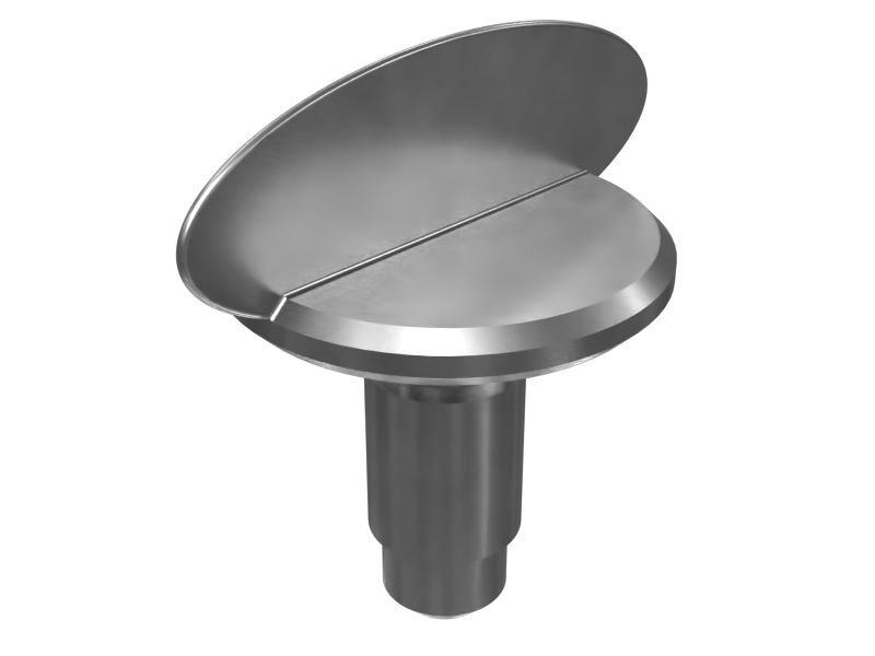 Винт с накатанной головкой Reman длиной 34,8 мм