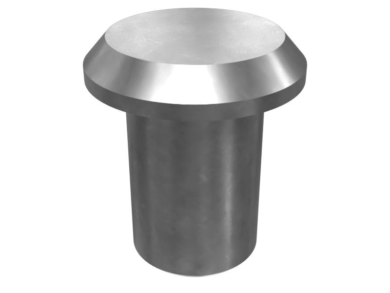 Однонаправленный стальной клапан длиной 24 мм